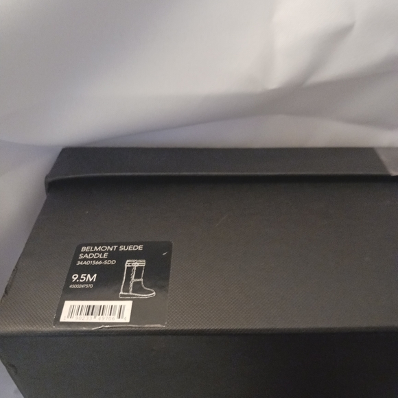 Coach Belmont Suede Saddle Boots, EUC. - Picture 7 of 7